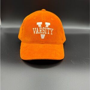 Corduroy Orange Cap